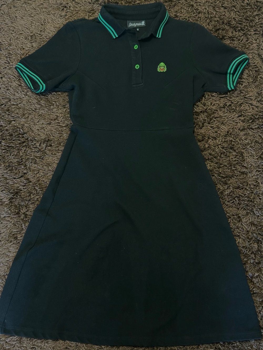 Sourpuss Creature From The Black Lagoon Polo Dress